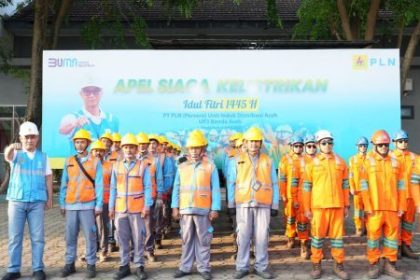 Menyambut Hari Raya Idul Fitri 1445 H, PLN Aceh memastikan petugas akan siaga 24 jam