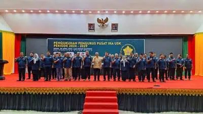 Pengurus Pusat Ikatan Alumni Universitas Syiah Kuala periode 2024 - 2029 dikukuhkan di Gedung AAC Dayan Dawood Darussalam Banda Aceh, Senin, 29 April 2024
