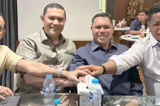 DPP PAN memanggil bakal calon Wali Kota Banda Aceh Aminullah Usman (Ketua DPD PAN Banda Aceh) bersama para bakal calon wakil walikota Sabri Badrudin (Ketua Golkar Banda Aceh), Isnaini Husda (Ketua Demokrat Banda Aceh), Ramza Harli (Ketua Gerindra Banda Aceh). (Foto: For Infoaceh.net)