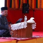 Tgk H Masrul Aidi Lc menyampaikan pengajian halaqah TP-PKK Aceh Besar di Meuligoe Bupati Aceh Besar, Selasa siang (14/5/2024)