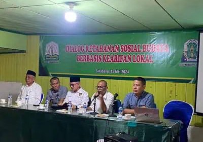 Dialog Ketahanan Sosial Budaya Berbasis Kearifan Lokal yang digelar di Sinabang, Rabu (15/5/2024). (Foto: For Info Aceh)
