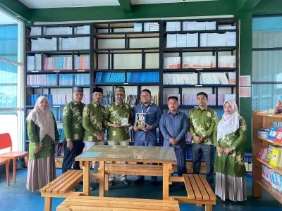 MTsN 1 Model Banda Aceh melakukan Study Tour ke SMP IT Al-Amjad Kota Medan, Senin (20/5/2024). (Foto: Dok. Humas MTsN 1 Model Banda Aceh)