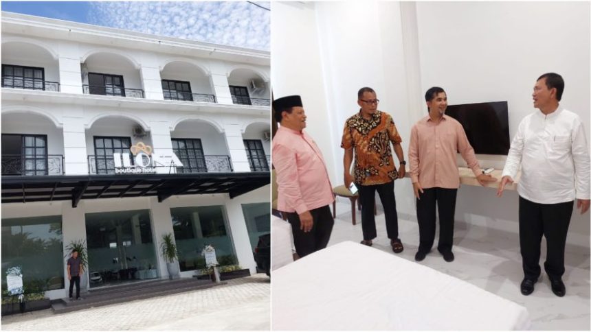 Ilona Boutique Hotel di Gampong Meunasah Manyang, Kecamatan Ingin Jaya, Aceh Besar, diresmikan, Jum'at pagi (24/5/2024). (Foto: Dok. Info Aceh)