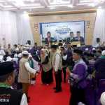 Asrama Haji Banda Aceh menyambut Jamaah Haji Aceh Kloter 1 Selasa (28/5). Foto: Istimewa