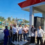Kadis Kelautan dan Perikanan Aceh Aliman melakukan sidak ke SPBUN di komplek Pelabuhan Perikanan Lampulo lama, Rabu (29/5/2024). (Foto: For Infoaceh.net)