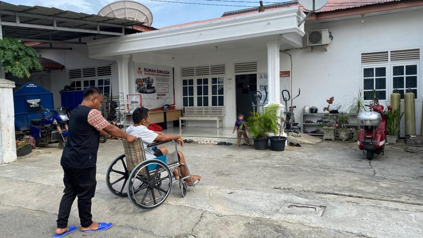 Pasien RSUDZA di Rumah Singgah BFLF Lampriet Banda Aceh. Foto: Istimewa
