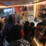 Stan Provinsi Aceh turut meramaikan event Gelar Melayu Serumpun yang berlangsung di Istana Maimun Medan, Sumatera Utara. Foto: Istimewa