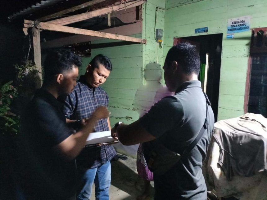 Aparat Satreskrim Polres Aceh Utara menangkap Muhammad Amri (37) Keuchik Gampong Paya Meudru Kecamatan Paya Bakong, Aceh Utara. (Foto: Dok. Polres Aceh Utara)
