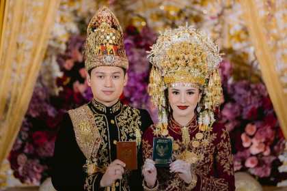 Cut Beby Tsabina dan Rizki Natakusumah resmi menikah pada Ahad, 23 Juni 2024 (Foto: Instagram bebytsabina)