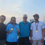 Dua atlet terbaik dari Pengprov Porlasi Aceh Kirana Wardojo dan Gregory Roger Wardojo meraih medali emas di Kejurnas dan Indonesia Open Sailing 2024. Foto: Istimewa