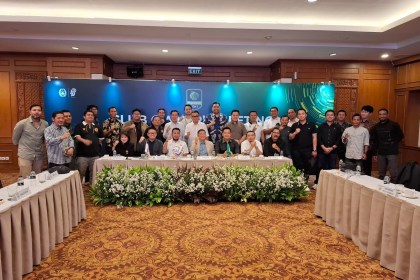 Owner Meeting pembagian grup peserta kompetisi Liga 2 2024/25 yang berlangsung di Jakarta, Kamis (25/7/2024). (Foto: MO Persiraja)