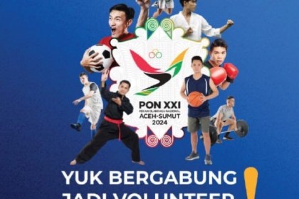 Panitia Besar Pekan Olahraga Nasional (PON) XXI 2024 Wilayah Aceh buka pendaftaran relawan