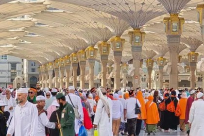 Jemaah haji dari dari Indonesia dan juga Aceh bergerak ke Madinah. Foto: Istimewa