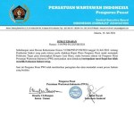 Surat Edaran Ketua Umum PWI Pusat Hendry Ch Bangun yang menyatakan bahwa surat DK PWI ilegal dan tidak memiliki kekuatan hukum tetap. Foto: Istimewa