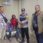 MA (45), ODGJ pelaku siram air got di Meunasah Gampong Jeulingke diamankan. (Foto: For Infoaceh.net)