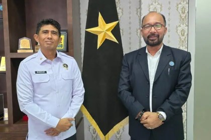 Kepala BNNP Aceh Brigjen Pol Marzuki Ali Basyah bersama Ketua DPW ADI Aceh Prof Dr Syamsul Rijal MAg. Foto: Istimewa