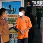 Unit Pelayanan Perempuan dan Anak Satreskrim Polres Aceh Utara menangkap seorang pria pelaku sodomi anak di bawah umur. (Foto: Dok. Polres Aceh Utara)