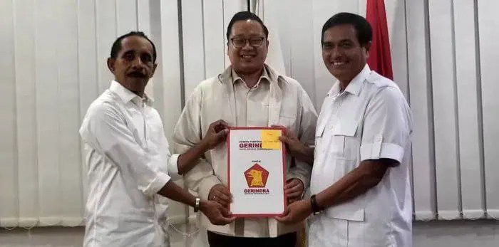 Pasangan Asib Amin – Tarmilin Usman menerima rekomendasi dukungan dari Partai Gerindra sebagai calon bupati/wakil bupati Nagan Raya periode 2024 – 2029. Foto: Istimewa