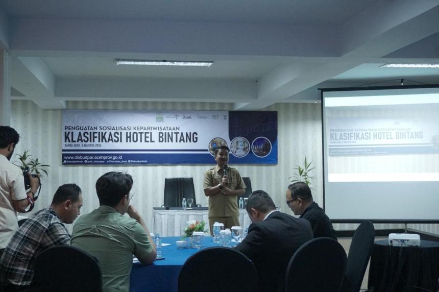 Disbudpar Aceh melakukan sertifikasi terhadap 42 hotel dan homestay yang ada di Kota Banda Aceh dan Aceh Besar. Foto: Istimewa