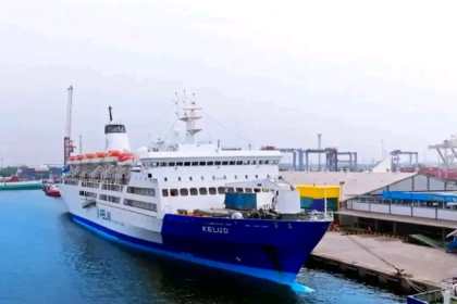 Kemenhub mengirim kapal penumpang KM Kelud ke Aceh untuk jadi hotel terapung dalam mengantisipasi kekurangan penginapan saat PON XXI di wilayah Aceh pada September 2024. (Foto: For Infoaceh.net)