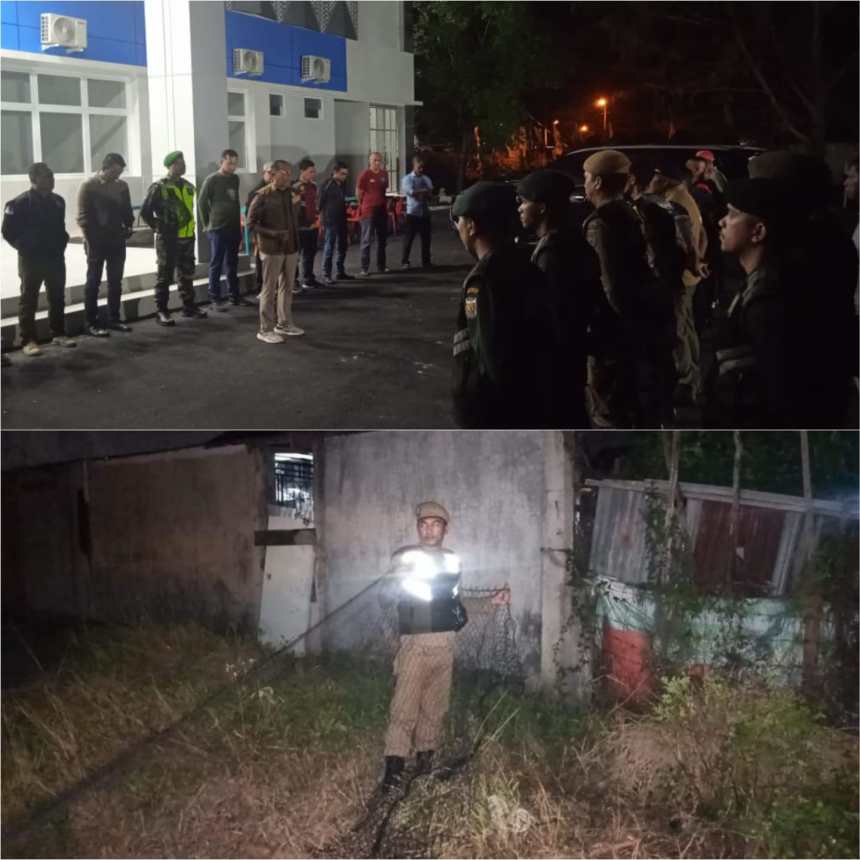 Pemko Banda Aceh menggelar operasi tangkap kawanan anjing liar di kawasan Lambung, Blang Oi, dan sekitarnya pada Jum'at malam (30/8). (Foto: For Infoaceh.net)