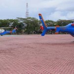 Polda Aceh menyiagakan dua helikopter dalam mendukung pengamanan PON 2024. Foto: For Infoaceh.net