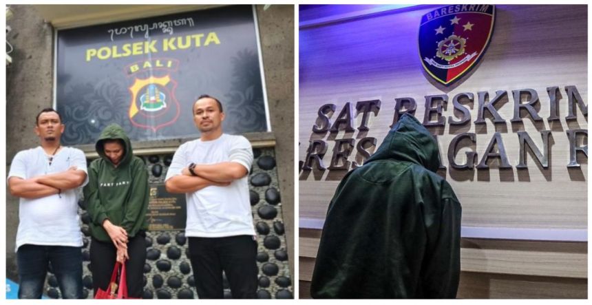 Satreskrim Polres Nagan Raya menangkap pelaku bandar arisan bodong berinisial ND (26) di Kota Denpasar, Bali. (Foto: Dok. Polres Nagan Raya)