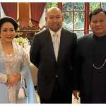 Presiden Prabowo Subianto bersama mantan istrinya Titiek Soeharto