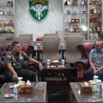 Pangdam Iskandar Muda Mayjen TNI Niko Fahrizal, menerima audiensi perwakilan Ditjen Gakkum KLHK, Kepala BBTNGL Aceh, Kepala BKSDA Aceh, serta perwakilan Dinas LHK Aceh