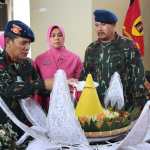 Wakapolda Aceh Brigjen Pol Misbahul Munauwar menghadiri syukuran HUT ke-79 Korps Brimob Polri di Mako Satuan Brimob Polda Aceh, Kamis (14/11)