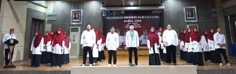 Pengurus Daerah Kesatuan Aksi Mahasiswa Muslim Indonesia (KAMMI) Banda Aceh periode 2024-2025 dilantik, Jum'at malam (22/11)