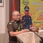 Kejati Aceh Joko Purwanto SH membuka Rapat Kerja Daerah 2024 pada Selasa (3/12).