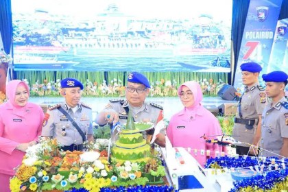 Polda Aceh menggelar acara syukuran HUT ke-74 Polairud Tahun 2024, Selasa, 3 Desember 2024