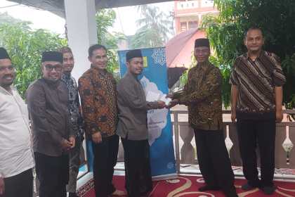 Wakajati Aceh Muhibuddin SH MH meninjau lokasi Dayah Babul Maghfirah, Lam Alu Cut, Kecamatan Kuta Baro, Aceh Besar pada Jum'at, 6 Desember 2024.