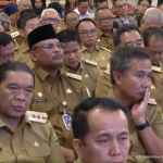 Pj Gubernur Aceh Safrizal ZA menghadiri undangan penyerahan DIPA dan Alokasi Transfer ke Daerah (TKD) Tahun 2025 serta Peluncuran Katalok Elektronik Versi 6 oleh Presiden Probowo Subianto di Istana Negara, Jakarta, Selasa, 10 Desember 2024. (Foto: For Infoaceh.net)