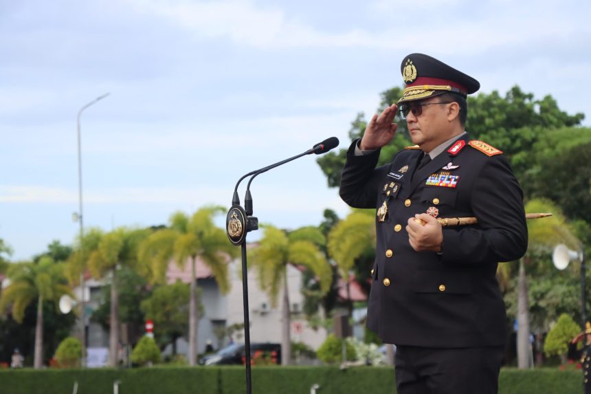 Kapolda Aceh Irjen Pol Achmad Kartiko memimpin upacara peringatan Hari Bela Negara ke 76 Tahun 2024, Kamis (19/12)