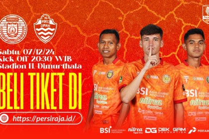Panpel pertandingan Persiraja Banda Aceh vs PSKC Cimahi mulai menjual tiket pertandingan laga lanjutan Liga 2 Indonesia 2024/2025 itu, Senin (2/12).