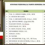 Sekwan DPRA Khudri membacakan nama-nama 19 Anggota DPRA yang masuk tim Pansus Minerba dan Migas Aceh dalam rapat paripurna, di gedung dewan setempat, Senin (13/1/2025).