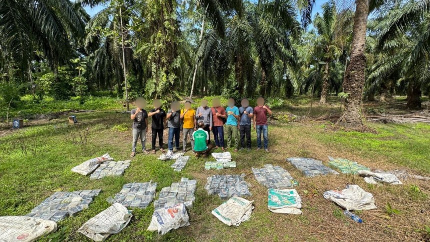 Tim gabungan Bea Cukai dan Polri berhasil menggagalkan penyelundupan sabu-sabu di Cinta Raja, Kecamatan Bendahara, Aceh Tamiang