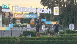 (BSI Aceh berkolaborasi dengan Pemko Banda Aceh untuk mempercantik wajah kota dan kenyamanan warga.(Foto: For Infoaceh.net)