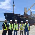 PT Aceh Kiat Beutari (AKB), salah satu UMKM binaan Bea Cukai Aceh, melakukan ekspor tanah pozzolan ke Bangladesh, Kamis, 1 Mei 2025