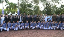 Inovasi karya siswa sekolah menengah Aceh dipamerkan di momen peringatan Hardiknas 2025 di Kantor Gubernur Aceh, Jum’at (2/5)