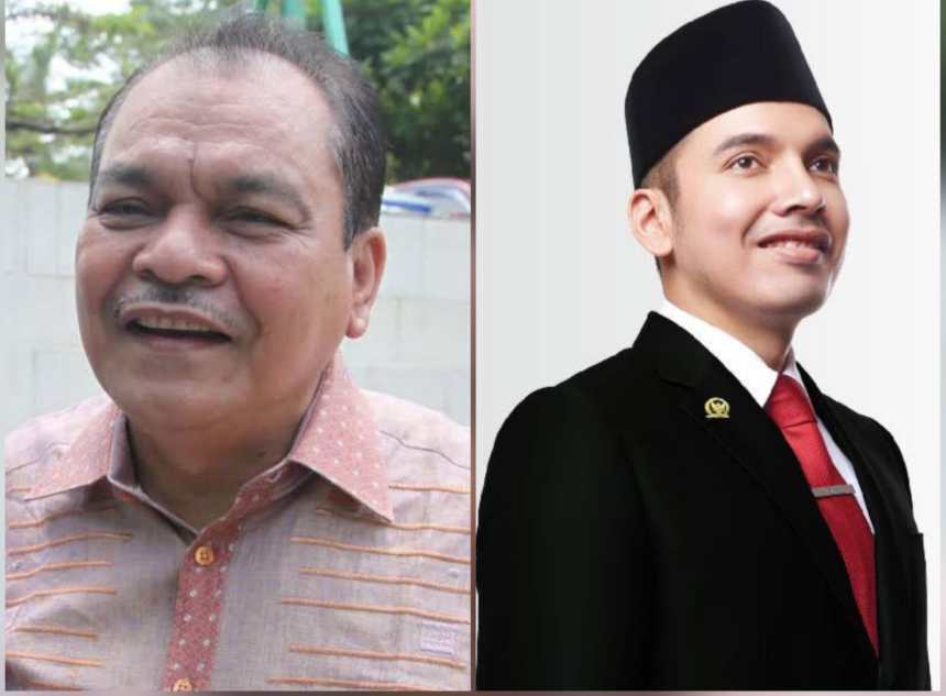 Rusli Bintang dan anaknya Muhammad Kadafi (Anggota DPR RI Komisi X)