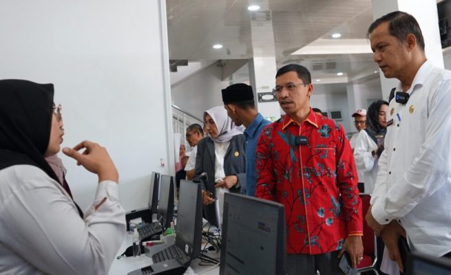 Komisi IV DPRK Banda Aceh melakukan Sidak ke RSUD Meuraxa, di Jalan Soekarno-Hatta, Mibo, Kecamatan Banda Raya, Rabu (7/5)
