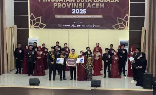 Balai Bahasa Provinsi Aceh menggelar penobatan Duta Bahasa Provinsi Aceh Tahun 2025