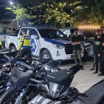 Satlantas Polres Aceh Barat Rabu malam (14/5) menindak 7 pengendara sepeda motor yang menggunakan knalpot brong di wilayah Kota Meulaboh