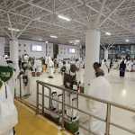 Jamaah haji Aceh Kloter 10 tiba di Bandara Jeddah, Arab Saudi, Rabu pagi (28/5).