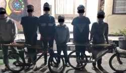 Polsek Bandar Polres Bener Meriah mengamankan sejumlah anak yang terlibat aksi balap sepeda liar, Ahad, 22 Juni 2025. (Foto: For Infoaceh.net)