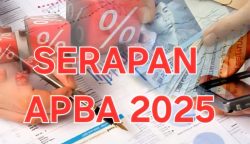 Hingga memasuki semester kedua tahun anggaran 2025, realisasi serapan APBA masih berjalan sangat lambat.