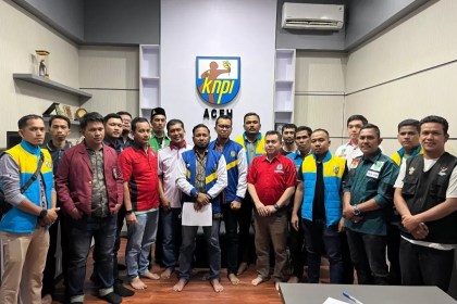 DPD KNPI Aceh bersama puluhan OKP dari seluruh wilayah Aceh menyatakan penolakan tegas terhadap Kemendagri yang menyerahkan 4 pulau di wilayah Aceh kepada Provinsi Sumut. (Foto: Ist)